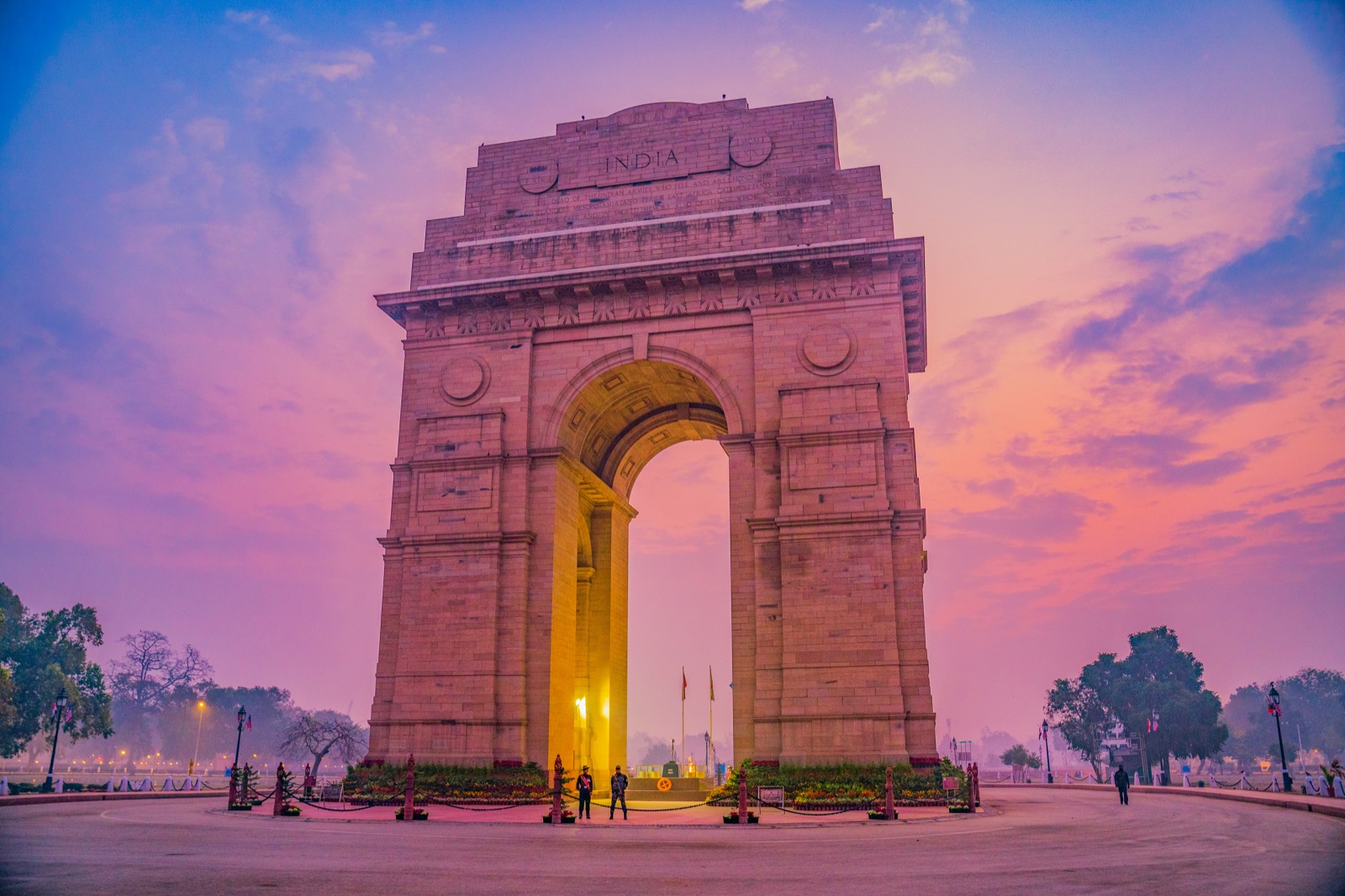 India Gate at dusk, New Delhi